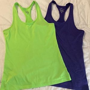 2 Nike DRI- FIT tank tops